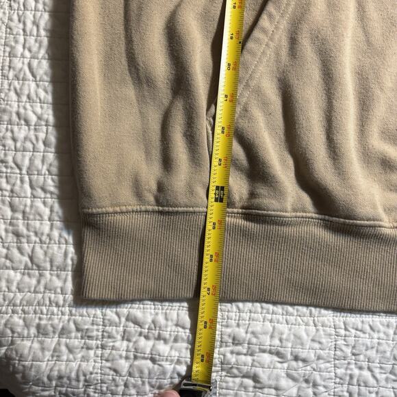 North Face Men's Large Box NSE Pullover Hoodie Never Stop Exploring Tan Beige - Picture 8 of 10